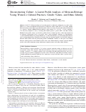 Cover page: Reconstructing Culture: A Latent Profile Analysis of Mexican-Heritage Young Women’s Cultural Practices, Gender Values, and Ethnic Identity