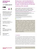 Cover page of Driving macro-scale transformations in three-dimensional-printed biopolymers through controlled induction of molecular anisotropy at the nanoscale