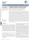 Cover page: Combinatorial design of multimeric chelating peptoids for selective metal coordination