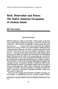 Cover page: Rock, Reservation and Prison: The Native American Occupation of Alcatraz Island