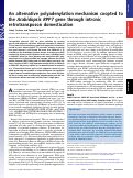 Cover page: An alternative polyadenylation mechanism coopted to the Arabidopsis RPP7 gene through intronic retrotransposon domestication