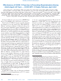 Cover page: Effectiveness of COVID-19 Vaccines in Preventing Hospitalization Among Adults Aged ≥65 Years — COVID-NET, 13 States, February–April 2021