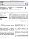 Cover page: An 800-kyr record of global surface ocean δ 18 O and implications for ice volume-temperature coupling