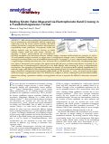 Cover page: Binding Kinetic Rates Measured via Electrophoretic Band Crossing in a Pseudohomogeneous Format