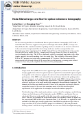 Cover page: Mode-filtered large-core fiber for optical coherence tomography.