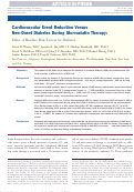 Cover page: Cardiovascular Event Reduction Versus New-Onset Diabetes During Atorvastatin Therapy Effect of Baseline Risk Factors for Diabetes