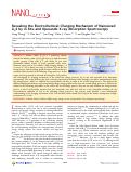 Cover page: Revealing the Electrochemical Charging Mechanism of Nanosized Li2S by in Situ and Operando X‑ray Absorption Spectroscopy