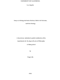 Cover page: Essays on Managerial Labor Markets, Multi-Unit Structure, and Firm Strategy