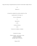 Cover page: Targeted Learning of High-dimensional Parameters and Its Finite Sample Inference