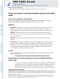 Cover page: At the crossroads of oral health inequities and precision public health