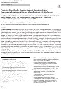 Cover page: Predictive Algorithm for Hepatic Steatosis Detection Using Elastography Data in the Veterans Affairs Electronic Health Records