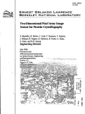 Cover page: Two-dimensional Pixel Array Image Sensor for Protein Crystallography