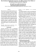 Cover page: How Do Readers Explain the Occurrence of Conflicts in Science Texts? Effects of Presentation Format and Source Expertise