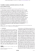 Cover page: Variability of primary production and air-sea CO
              <sub>2</sub>
              flux in the Southern Ocean