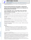 Cover page: Sexual orientation differences among men in a randomized clinical trial of extended-release naltrexone and bupropion for methamphetamine use disorder