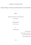 Cover page: Reappraisal Mitigates Overestimation of Remembered Pain in Anxious Individuals