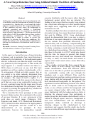 Cover page: A Novel Target Detection Task Using Artificial Stimuli: The Effect of Familiarity.