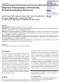 Cover page: Objective Photoanalysis of Feminizing Frontal Cranioplasty Outcomes.