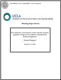 Cover page: Greenhouse gas performance standards: From each according to his emission intensity or from each according to his emissions?