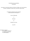 Cover page: Discrepancies in Reporting of Behavior Problems in Children With Autism Spectrum Disorder: Contribution of Child, Parent and Teacher Characteristics