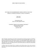 Cover page: Networks or Neighborhoods? Correlations in the Use of Publicly-Funded Maternity Care in California