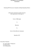 Cover page: Predicting PCIT Outcomes for Spanish and English-Speaking Families