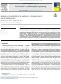 Cover page: Regional scale probabilistic procedure for estimating lateral spread displacements