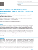 Cover page: Neural activity during affect labeling predicts expressive writing effects on wellbeing: GLM and SVM approaches