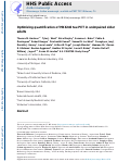 Cover page: Optimizing quantification of MK6240 tau PET in unimpaired older adults