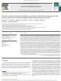 Cover page: Does the social environment moderate associations of the built environment with Latinas’ objectively-measured neighborhood outdoor physical activity?