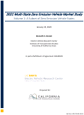 Cover page of 2021 Multi-State Zero Emission Vehicle Market Study:&nbsp;Volume 1: A Subset of Zero Emission Vehicle States