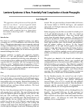 Cover page: Lemierre Syndrome: A Rare, Potentially Fatal Complication of Acute Pharyngitis