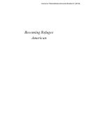 Cover page: Excerpt from Becoming Refugee American: The Politics of Rescue in Little Saigon