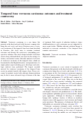 Cover page: Temporal bone verrucous carcinoma: outcomes and treatment controversy