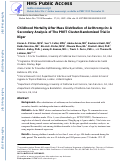 Cover page: Childhood Mortality After Mass Distribution of Azithromycin: A Secondary Analysis of the PRET Cluster-randomized Trial in Niger.