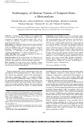 Cover page: Radiosurgery of Glomus Tumors of Temporal Bone: a Meta-analysis.