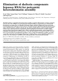 Cover page: Elimination of shelterin components bypasses RNAi for pericentric heterochromatin assembly