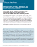 Cover page: Detection of wild-type EGFR amplification and EGFRvIII mutation in CSF-derived extracellular vesicles of glioblastoma patients