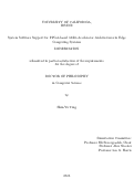 Cover page: System Software Support for FPGA-based Multi-Accelerator Architectures in Edge Computing Systems