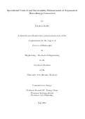 Cover page: Operational Control and Survivability Enhancement of Asymmetric Wave-Energy Converters