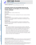 Cover page: Computing systemic risk using multiple behavioral and keystone networks: The emergence of a crisis in primate societies and banks