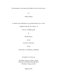 Cover page: Deterministic and stochastic fluid-structure interaction