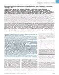 Cover page: The International Collaboration on Air Pollution and Pregnancy Outcomes: Initial Results