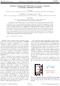 Cover page: Turbulence Nonlinearities Shed Light on Geometric Asymmetry in Tokamak Confinement Transitions