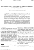 Cover page: A discussion on the errors in the surface heat fluxes simulated by a coupled GCM.