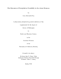 Cover page: The Dynamics of Precipitation Variability in the Asian Monsoon