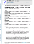 Cover page: Multiparametric Cardiac 18F-FDG PET in Humans: Kinetic Model Selection and Identifiability Analysis