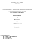 Cover page: Fluorescence Biosensing of Therapeutic Drug Concentrations in Biological Fluids