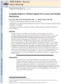 Cover page: Cerebellar mutism in children: Report of six cases and potential mechanisms