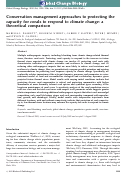 Cover page: Conservation management approaches to protecting the capacity for corals to respond to climate change: a theoretical comparison